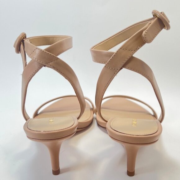 Veronica Beard Darcelle Bisquele Sandals Kitten Heels Size 7.5 - Picture 4 of 13